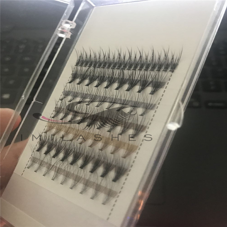 Wholesale heat bonded premade fans volume eyelash extensions